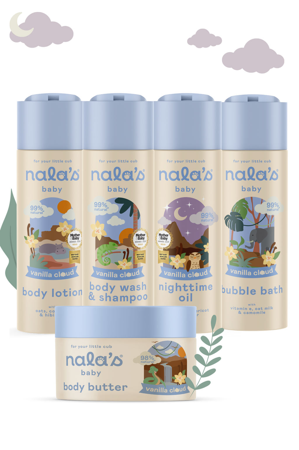 Vanilla Cloud Complete Bundle (5x 200ml)