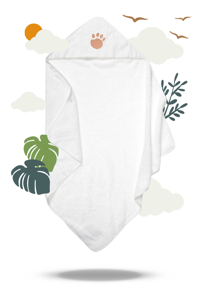 Nala's Cub Hooded Towel - 100% Organic Cotton