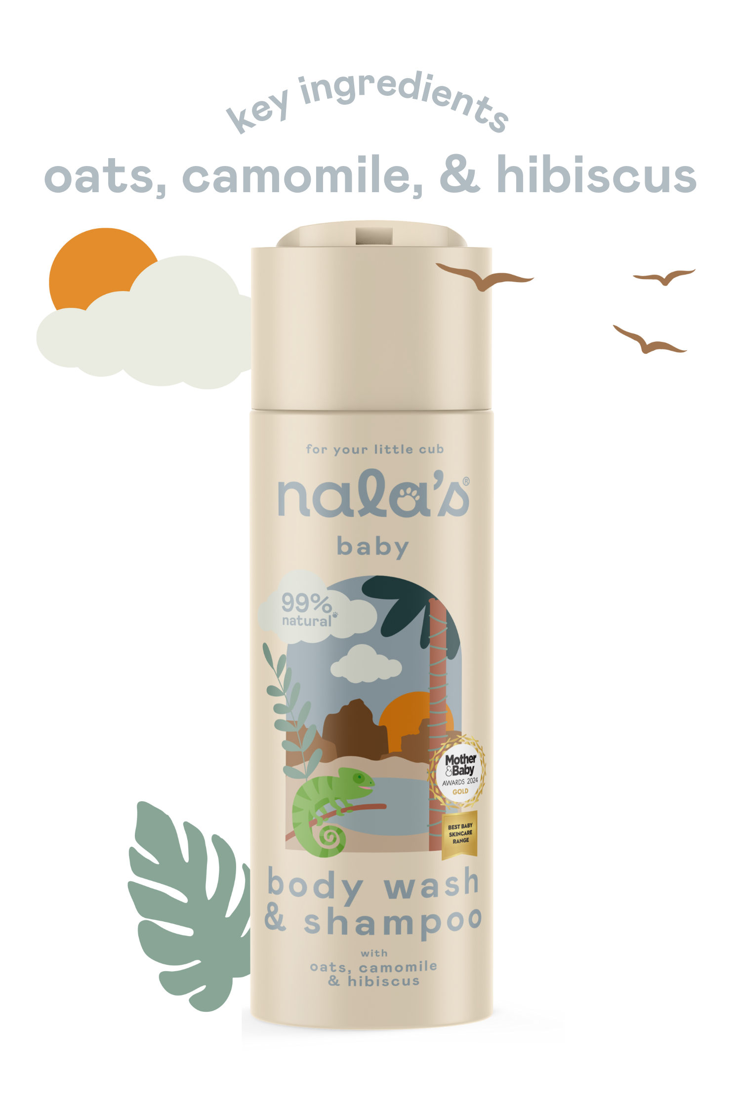 Nala's Baby Body Wash Shampoo Perfect for Bathtimes