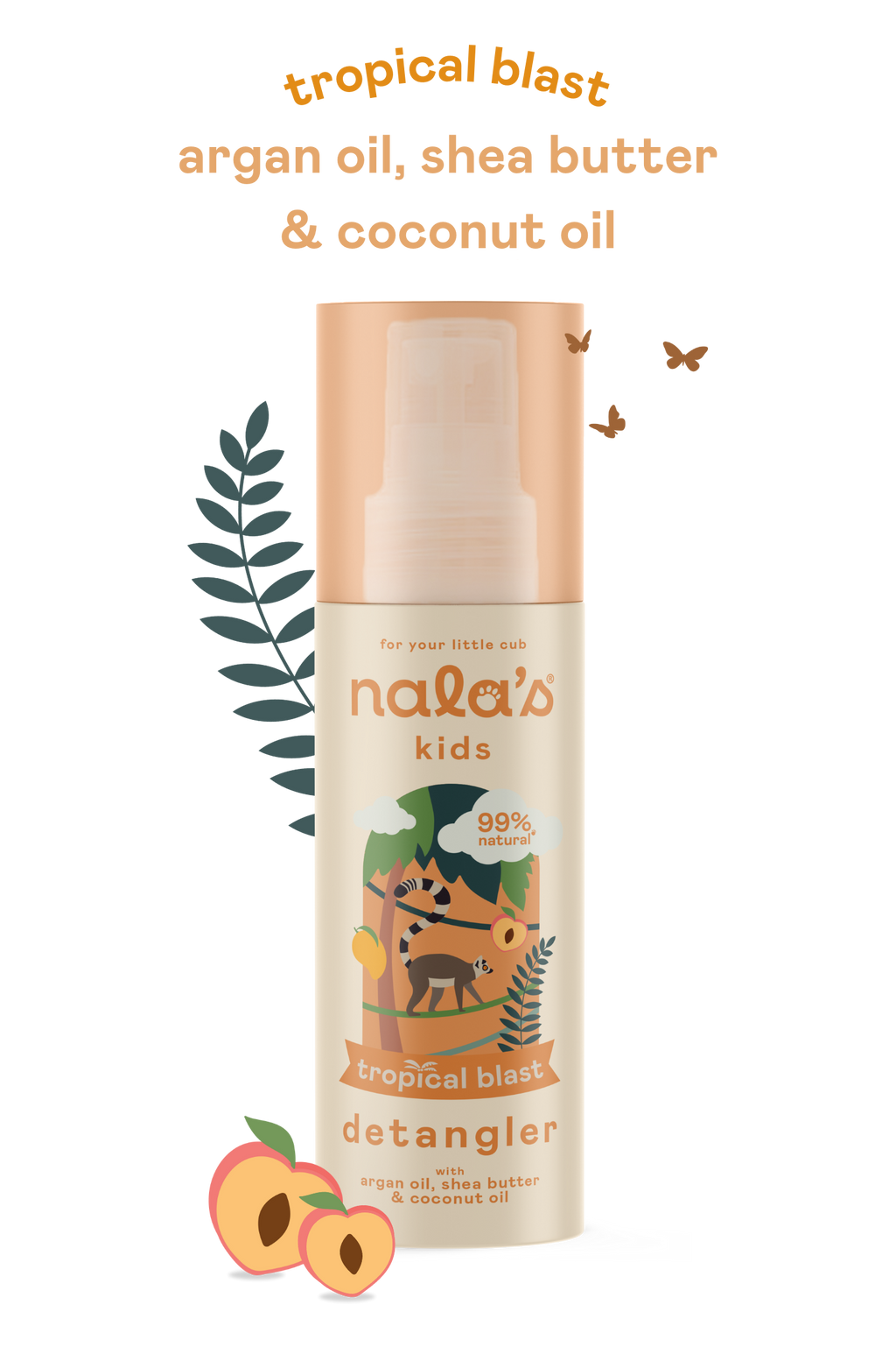 Nala's Kids Tropical Blast Detangle Spray 150ml