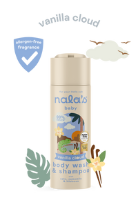 Nala's Baby Vanilla Cloud Body Wash & Shampoo 200ml