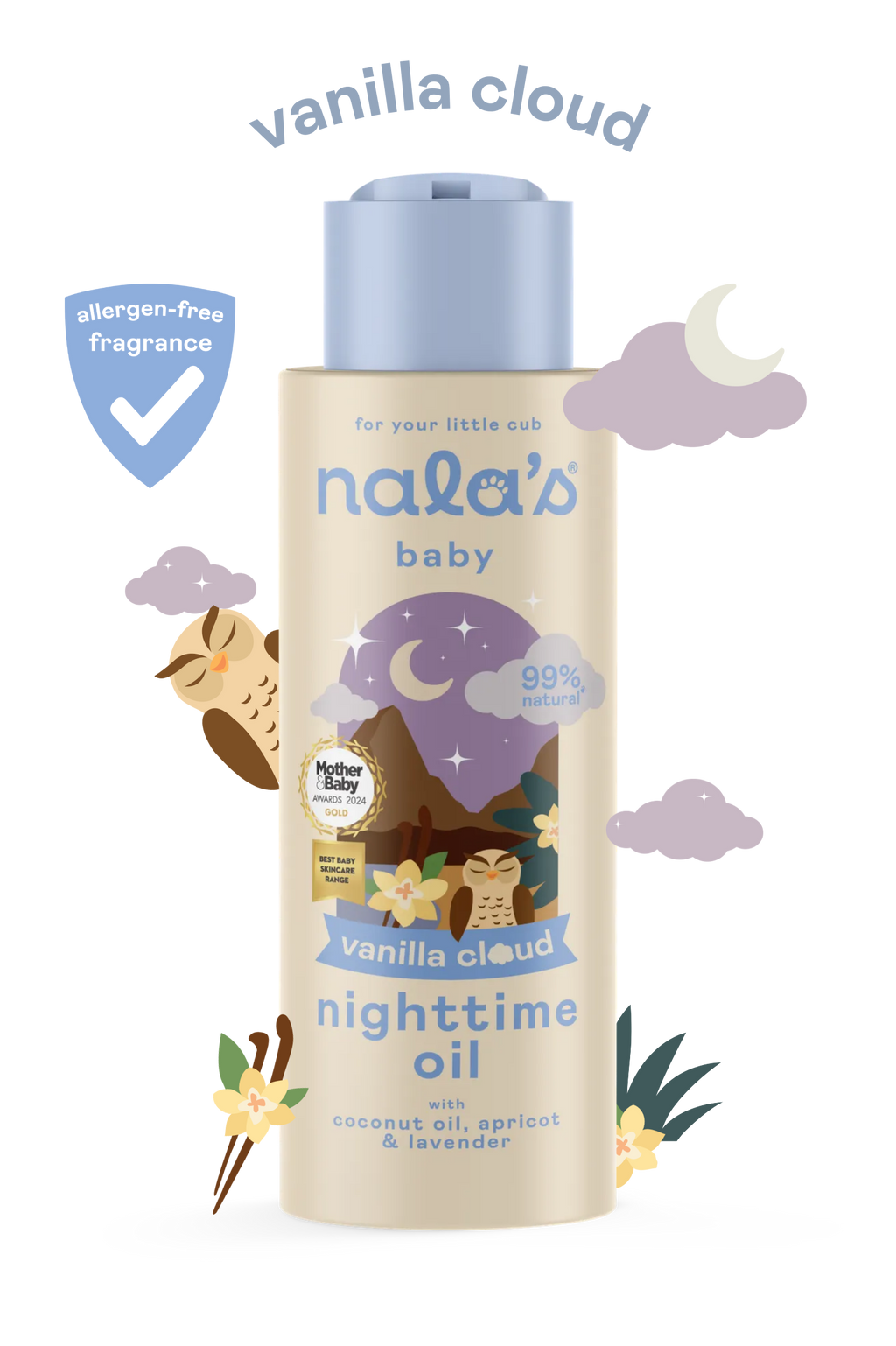 Vanilla Cloud Nighttime Oil 400ml