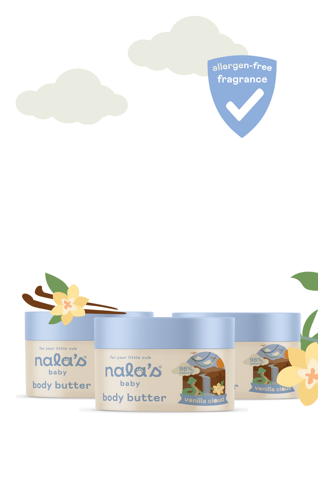 Vanilla Cloud Body Butter 200ml - pack of 3