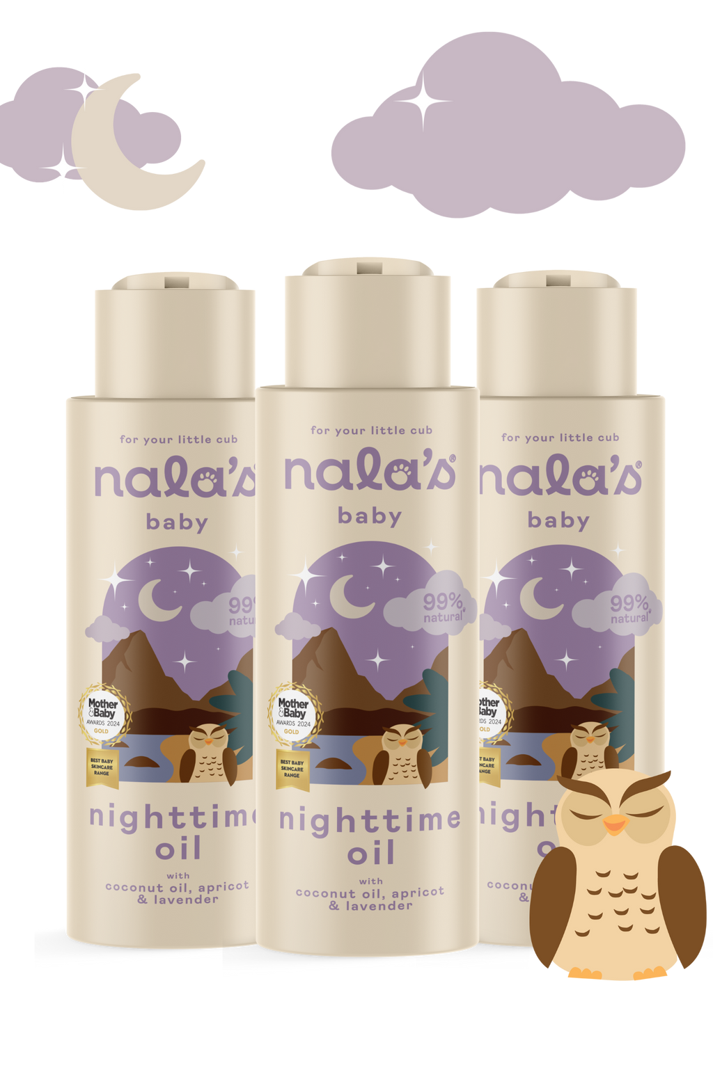 Original Nighttime Oil 400ml - pack of 3