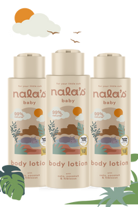 Nala's Baby Body Lotion 400ml - pack of 3