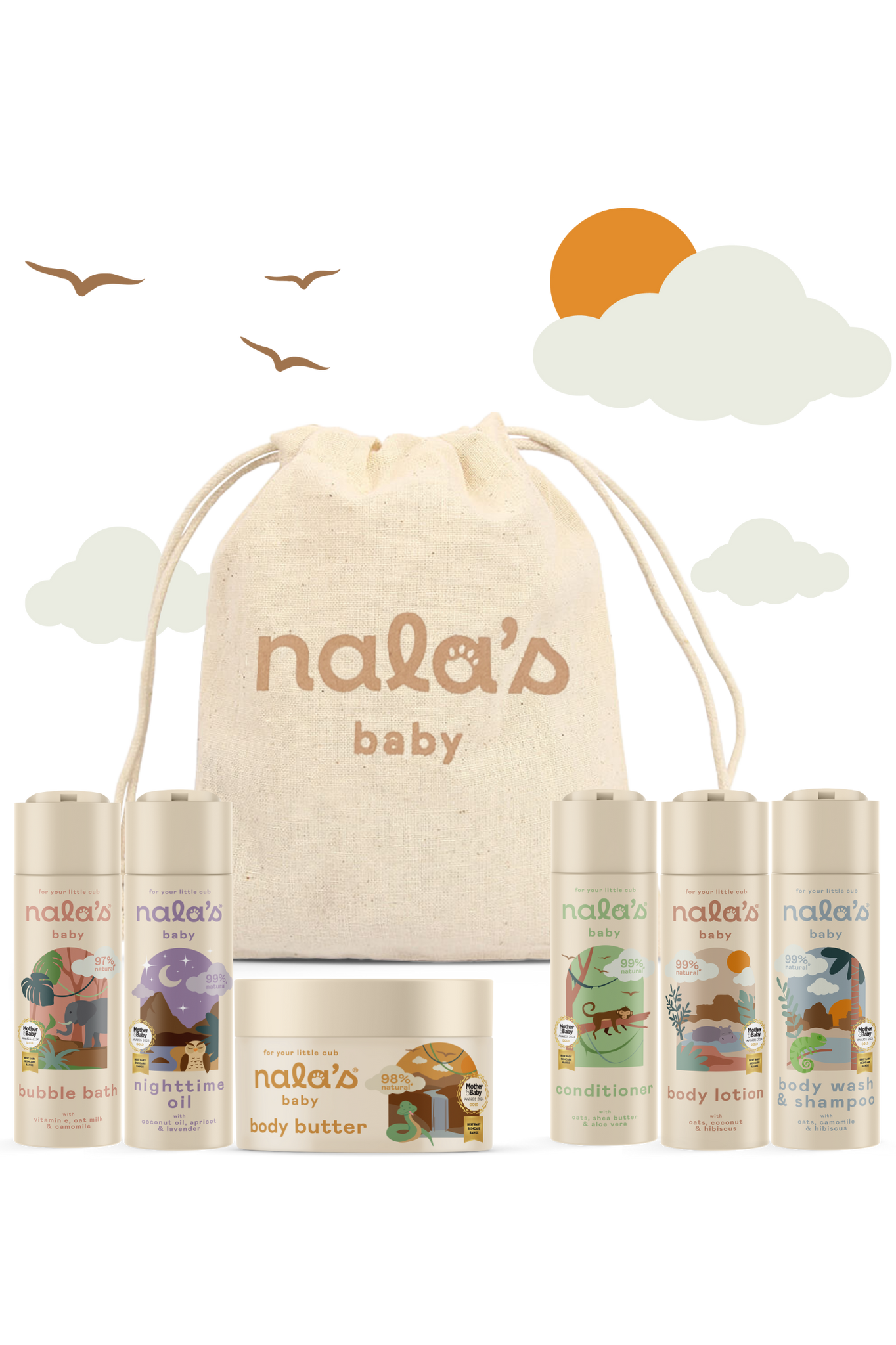 Nala's Baby Adventure Bundle (6x 200ml)
