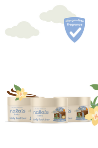 Nala's Baby Body Butter Vanilla Cloud 200ml - pack of 3