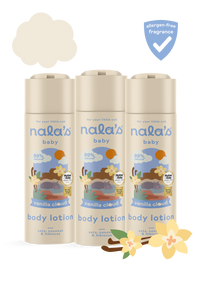 Nala's Baby Vanilla Cloud Body Lotion 200ml - pack of 3