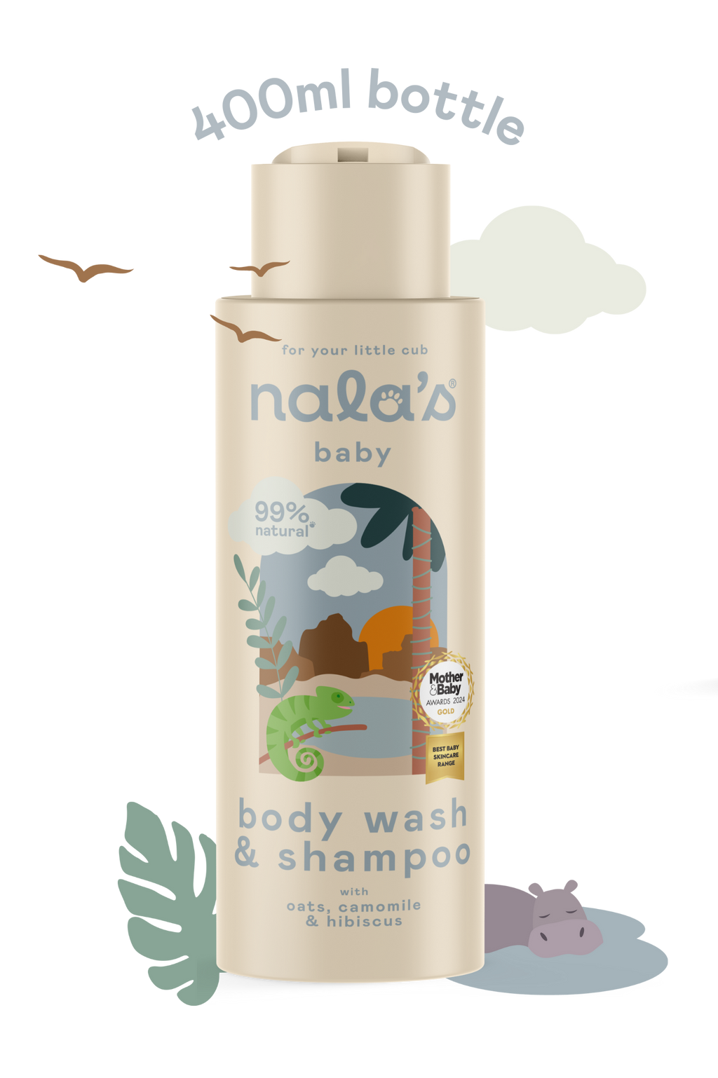 Original Body Wash & Shampoo 400ml