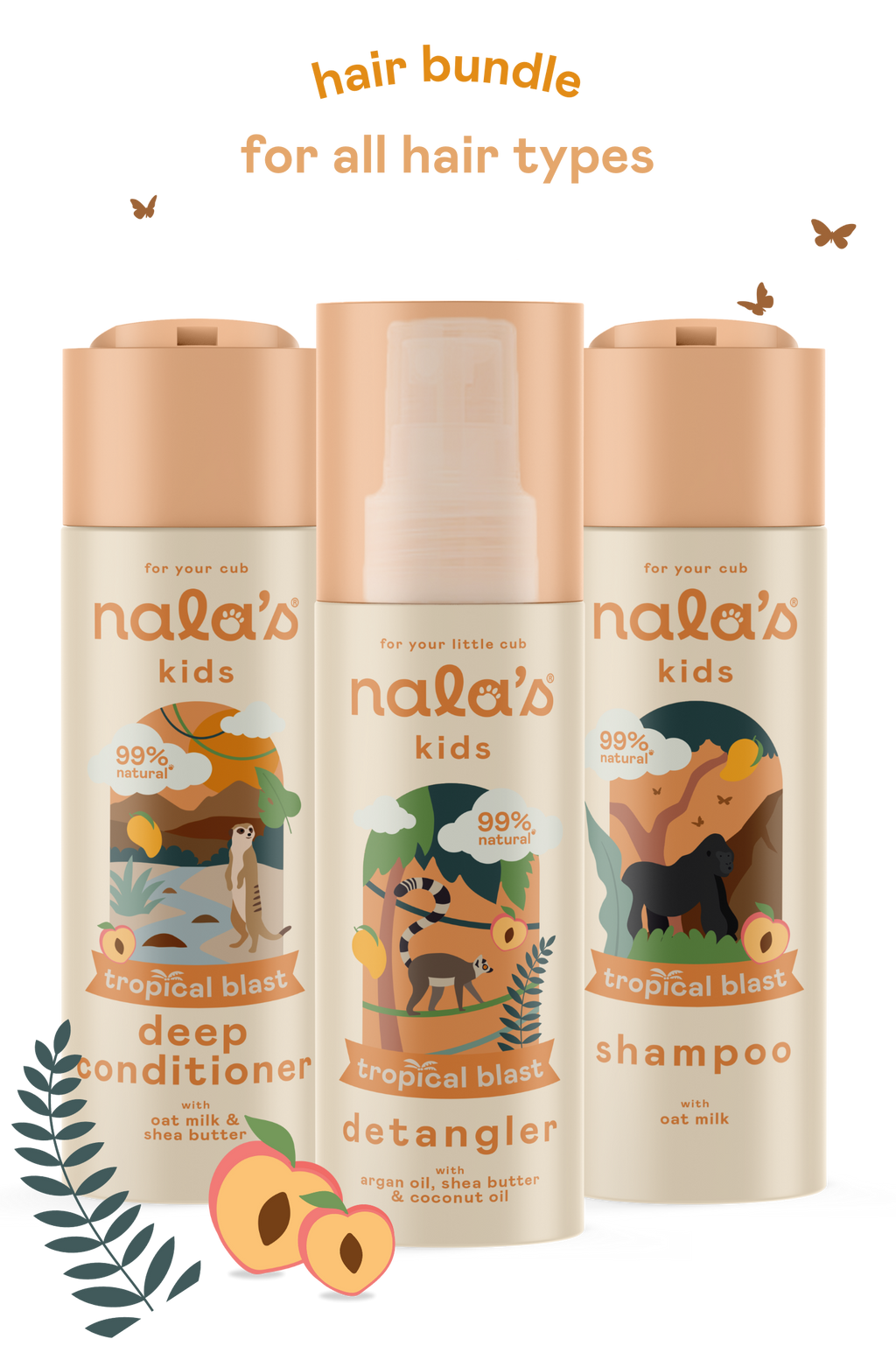 Nala's Kids Tropical Blast Hair Bundle