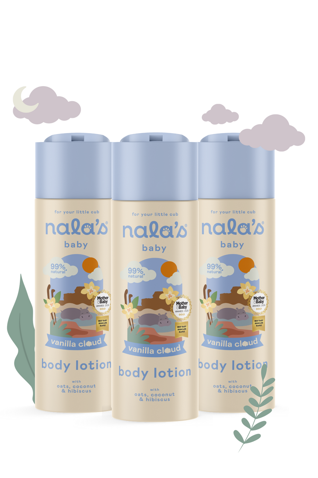 Vanilla Cloud Body Lotion 200ml - pack of 3