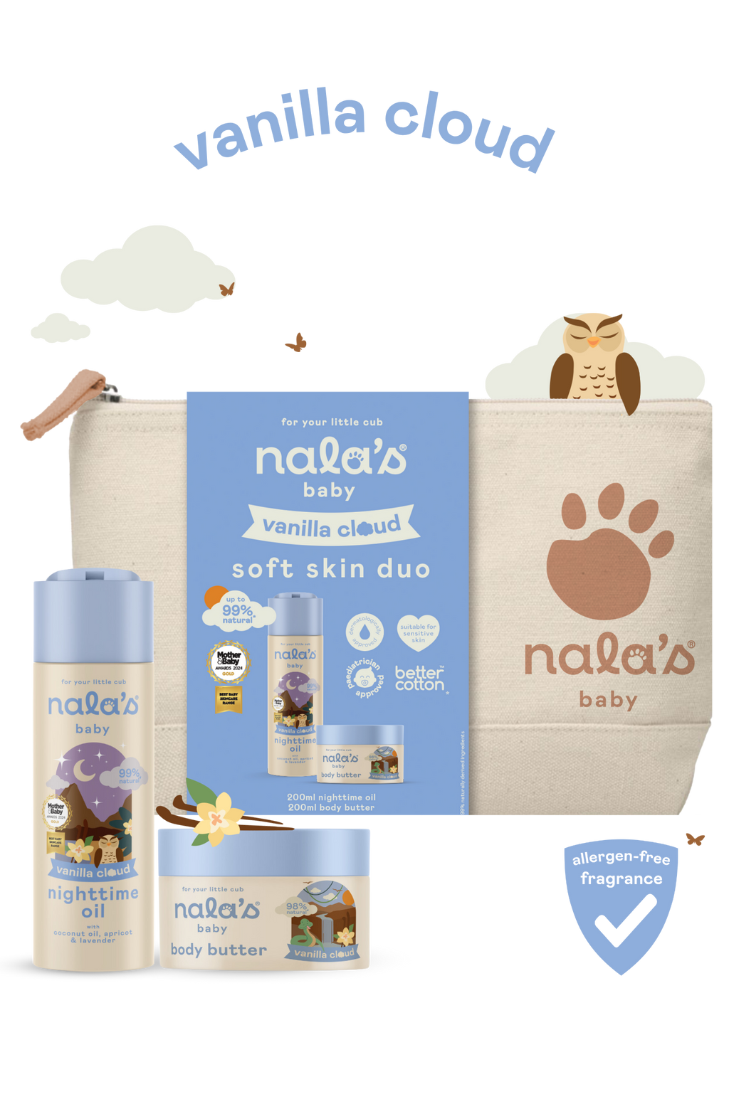 Vanilla Cloud Soft Skin Duo