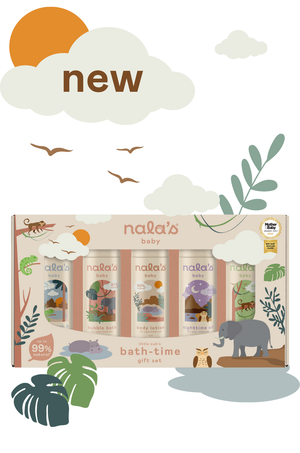 Nala's Baby Bath-time Gift Set